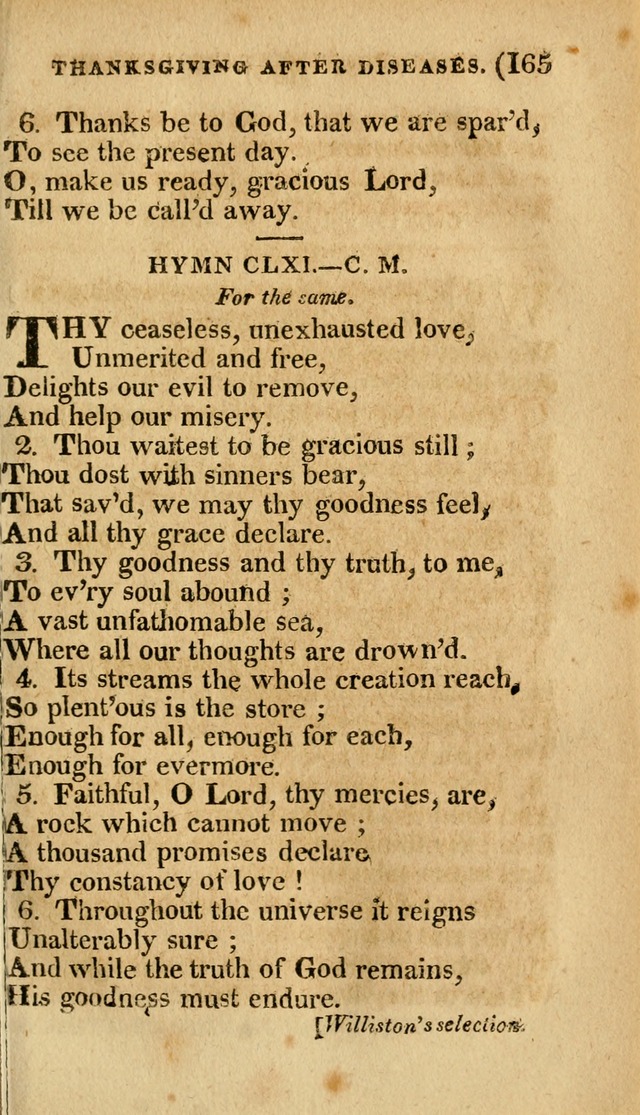 Church Hymn Book: consisting of newly composed hymns with the addition of hymns and psalms, from other authors, carefully adapted for the use of public worship, and many other occasions (1st ed.) page 184