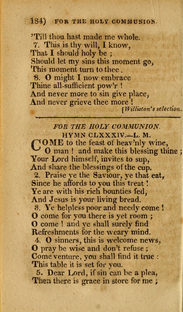 Church Hymn Book: consisting of newly composed hymns with the addition of hymns and psalms, from other authors, carefully adapted for the use of public worship, and many other occasions (1st ed.) page 203