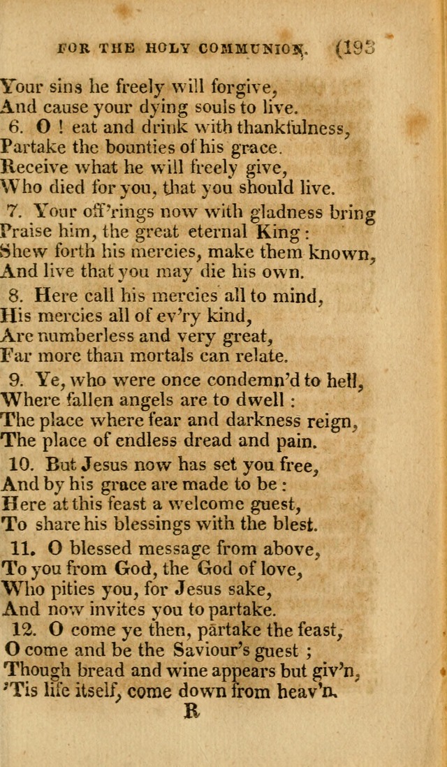 Church Hymn Book: consisting of newly composed hymns with the addition of hymns and psalms, from other authors, carefully adapted for the use of public worship, and many other occasions (1st ed.) page 212