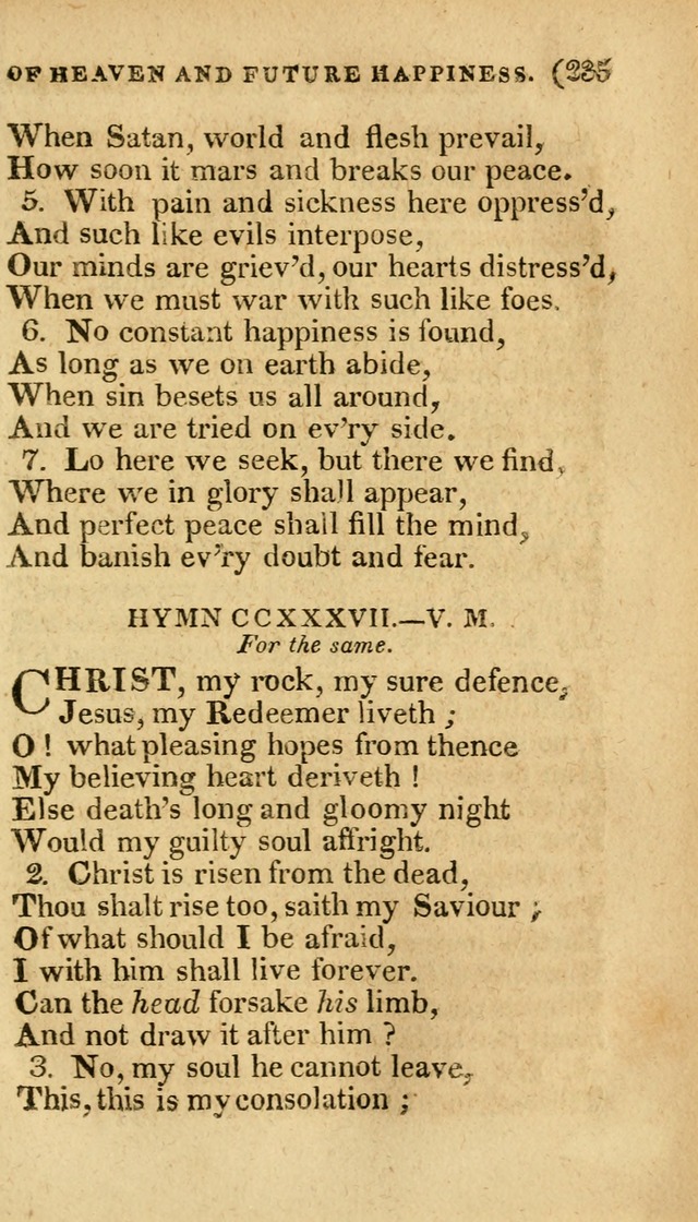 Church Hymn Book: consisting of newly composed hymns with the addition of hymns and psalms, from other authors, carefully adapted for the use of public worship, and many other occasions (1st ed.) page 254