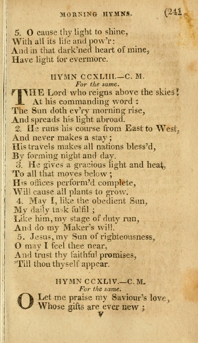 Church Hymn Book: consisting of newly composed hymns with the addition of hymns and psalms, from other authors, carefully adapted for the use of public worship, and many other occasions (1st ed.) page 260