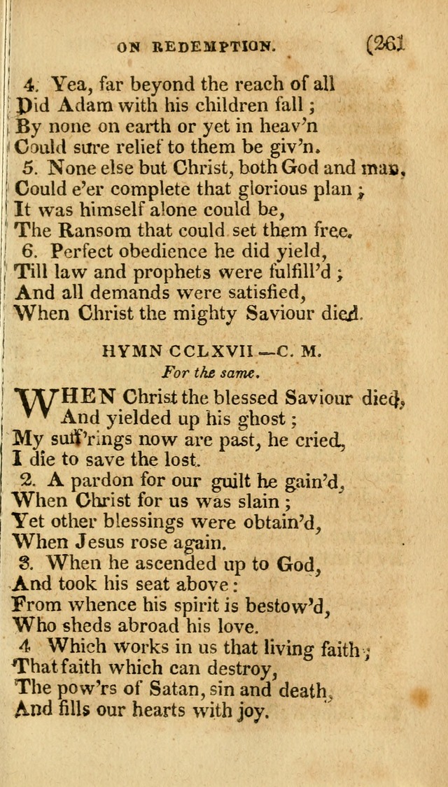 Church Hymn Book: consisting of newly composed hymns with the addition of hymns and psalms, from other authors, carefully adapted for the use of public worship, and many other occasions (1st ed.) page 280