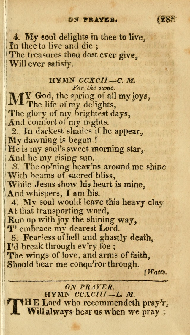 Church Hymn Book: consisting of newly composed hymns with the addition of hymns and psalms, from other authors, carefully adapted for the use of public worship, and many other occasions (1st ed.) page 302