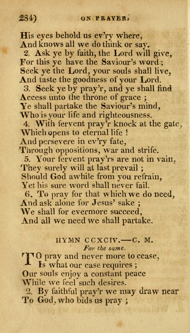 Church Hymn Book: consisting of newly composed hymns with the addition of hymns and psalms, from other authors, carefully adapted for the use of public worship, and many other occasions (1st ed.) page 303