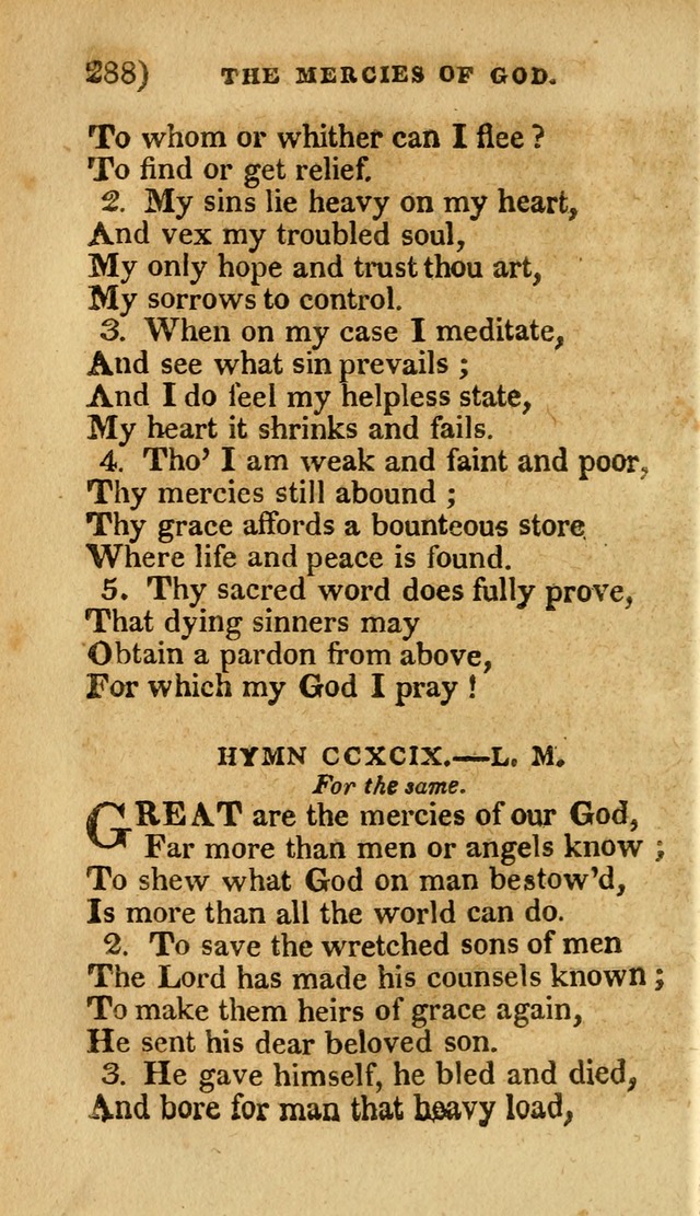 Church Hymn Book: consisting of newly composed hymns with the addition of hymns and psalms, from other authors, carefully adapted for the use of public worship, and many other occasions (1st ed.) page 307