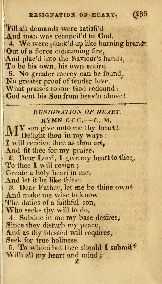 Church Hymn Book: consisting of newly composed hymns with the addition of hymns and psalms, from other authors, carefully adapted for the use of public worship, and many other occasions (1st ed.) page 308