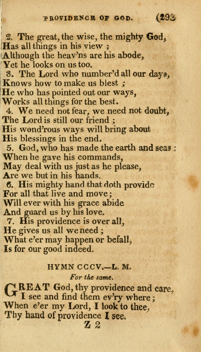 Church Hymn Book: consisting of newly composed hymns with the addition of hymns and psalms, from other authors, carefully adapted for the use of public worship, and many other occasions (1st ed.) page 312