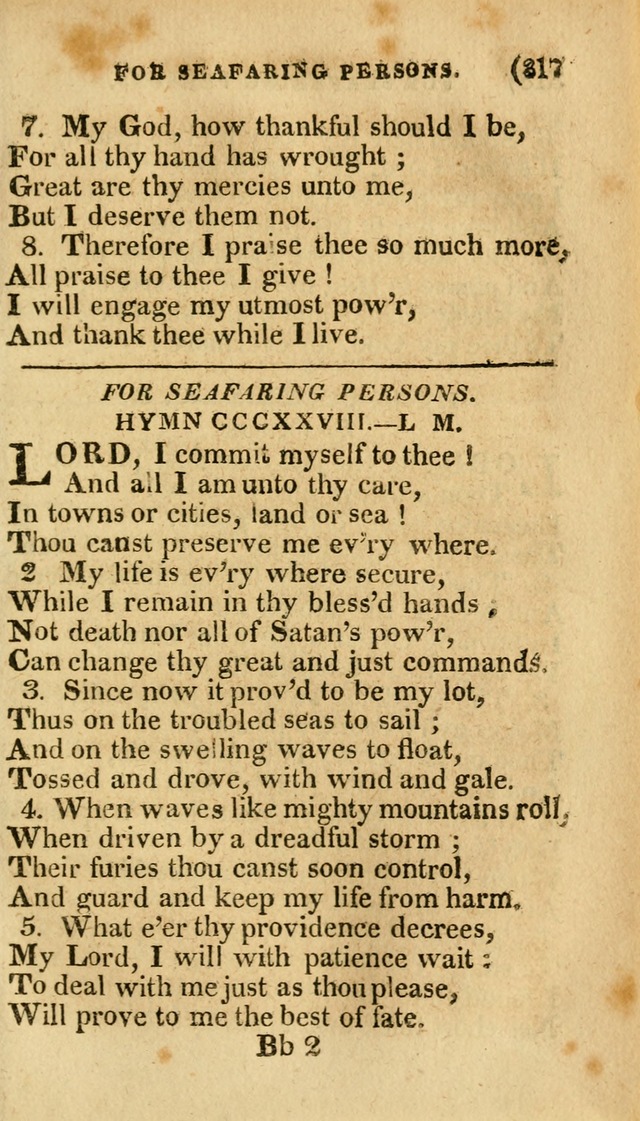 Church Hymn Book: consisting of newly composed hymns with the addition of hymns and psalms, from other authors, carefully adapted for the use of public worship, and many other occasions (1st ed.) page 336