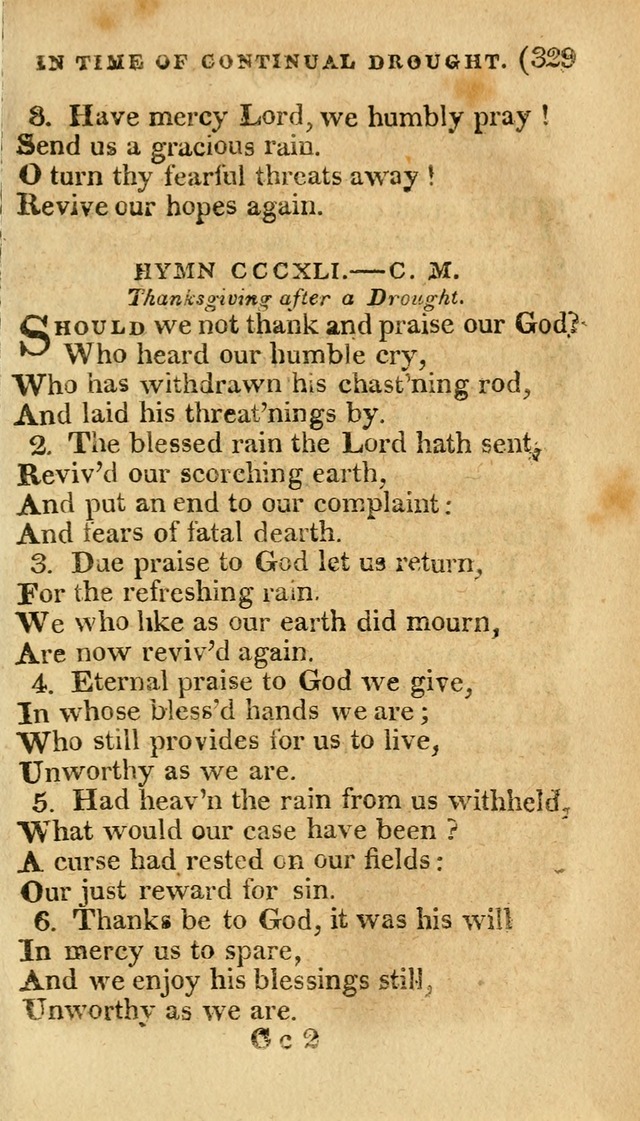 Church Hymn Book: consisting of newly composed hymns with the addition of hymns and psalms, from other authors, carefully adapted for the use of public worship, and many other occasions (1st ed.) page 348