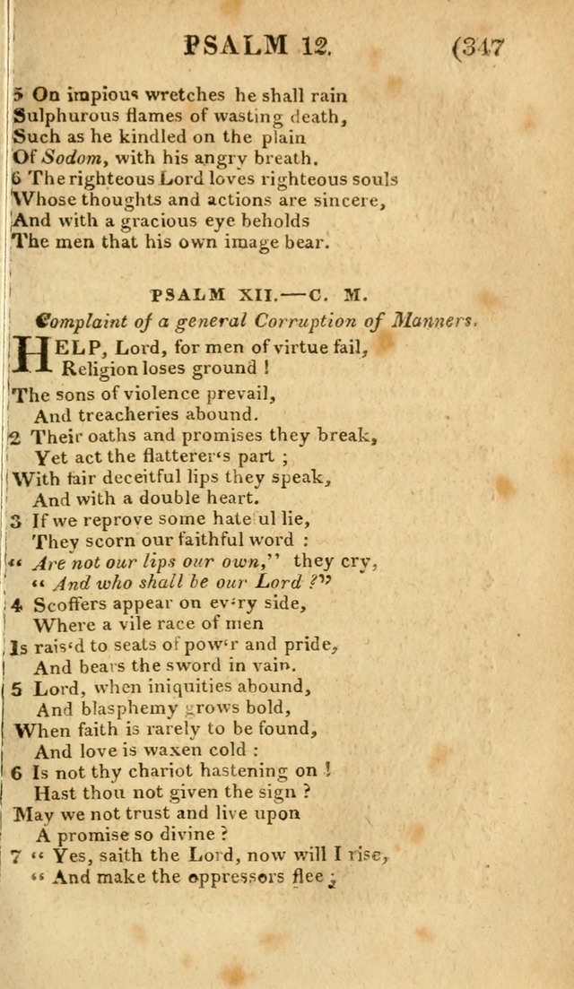 Church Hymn Book: consisting of newly composed hymns with the addition of hymns and psalms, from other authors, carefully adapted for the use of public worship, and many other occasions (1st ed.) page 366