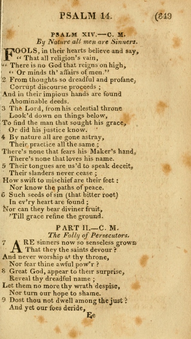 Church Hymn Book: consisting of newly composed hymns with the addition of hymns and psalms, from other authors, carefully adapted for the use of public worship, and many other occasions (1st ed.) page 368