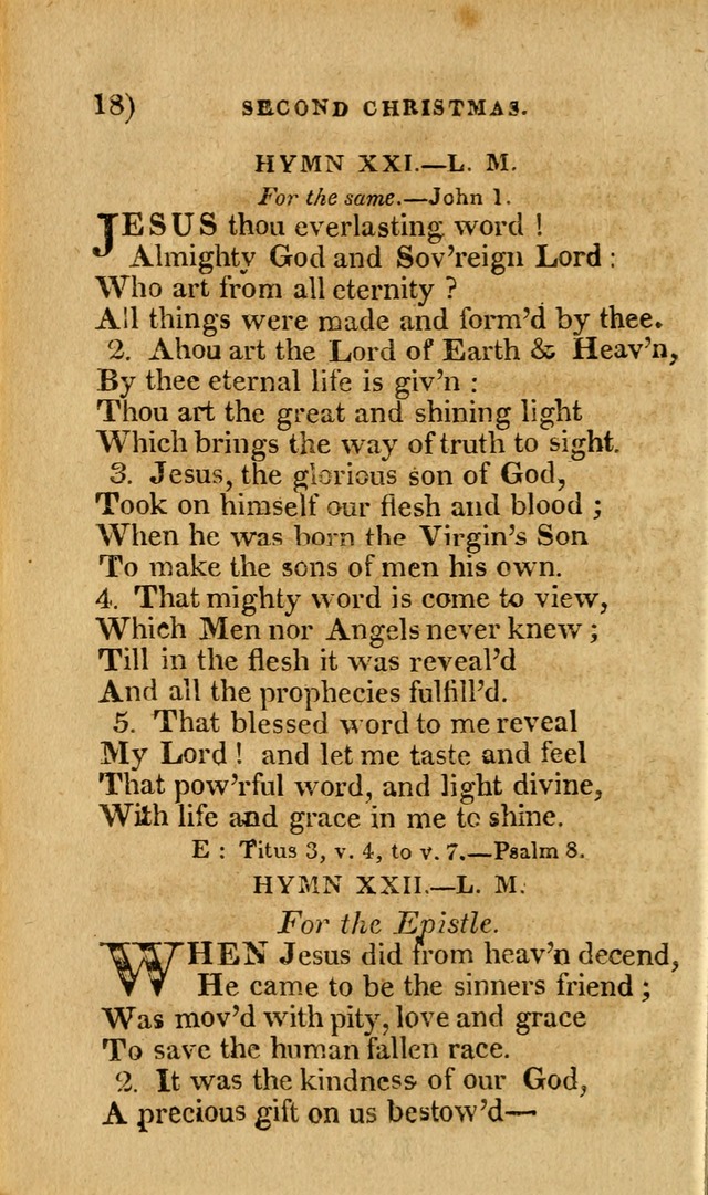 Church Hymn Book: consisting of newly composed hymns with the addition of hymns and psalms, from other authors, carefully adapted for the use of public worship, and many other occasions (1st ed.) page 37