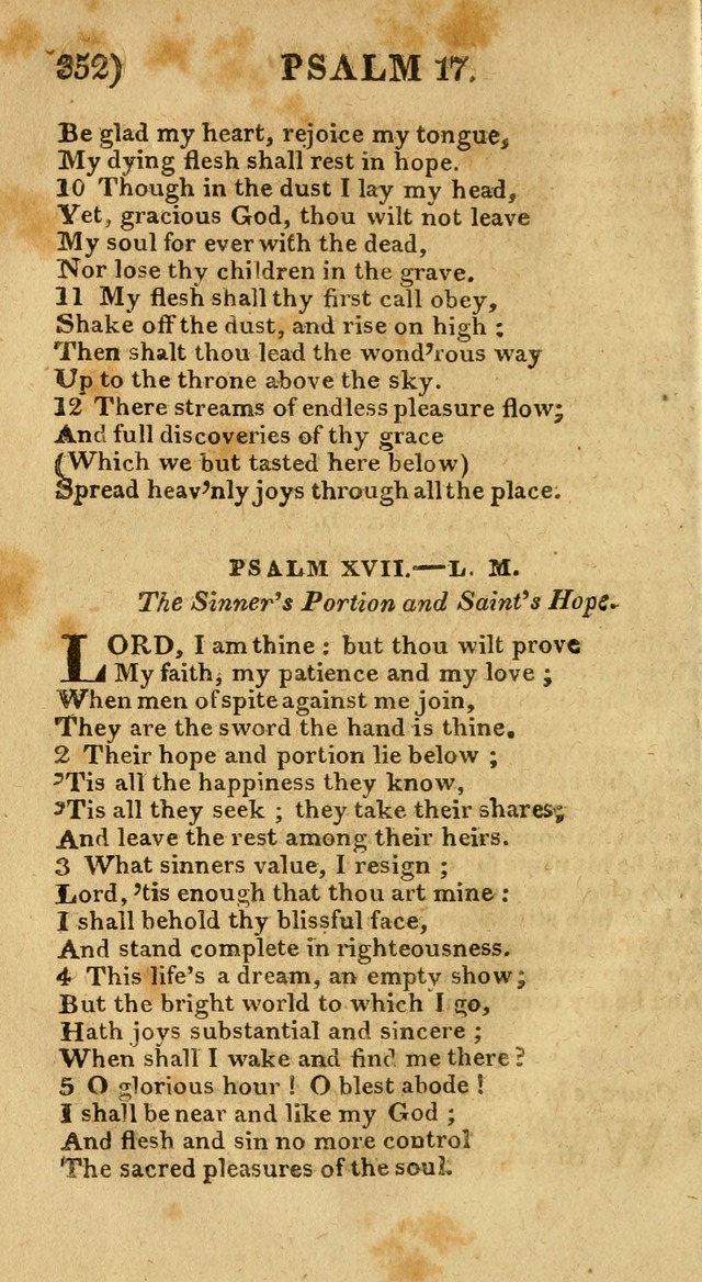 Church Hymn Book: consisting of newly composed hymns with the addition of hymns and psalms, from other authors, carefully adapted for the use of public worship, and many other occasions (1st ed.) page 371