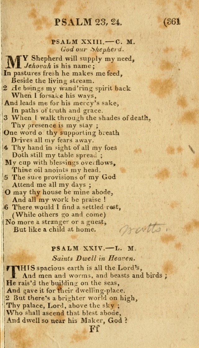 Church Hymn Book: consisting of newly composed hymns with the addition of hymns and psalms, from other authors, carefully adapted for the use of public worship, and many other occasions (1st ed.) page 380