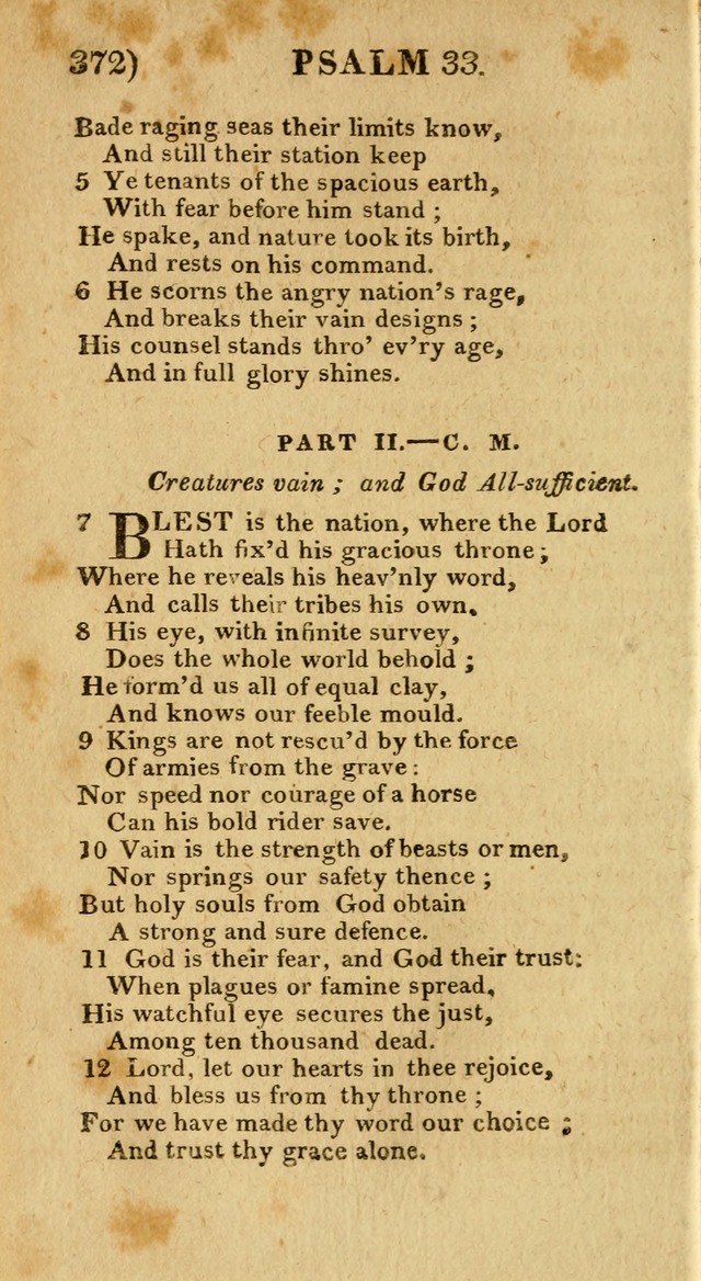 Church Hymn Book: consisting of newly composed hymns with the addition of hymns and psalms, from other authors, carefully adapted for the use of public worship, and many other occasions (1st ed.) page 391