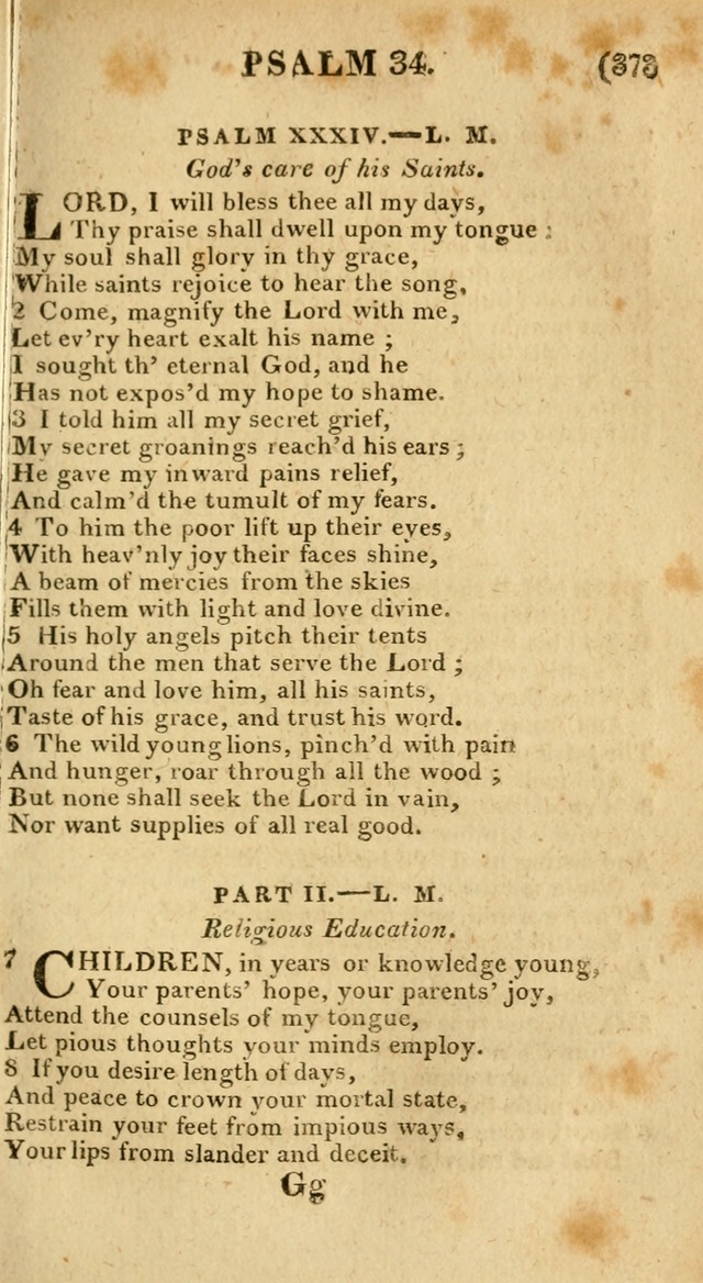 Church Hymn Book: consisting of newly composed hymns with the addition of hymns and psalms, from other authors, carefully adapted for the use of public worship, and many other occasions (1st ed.) page 392