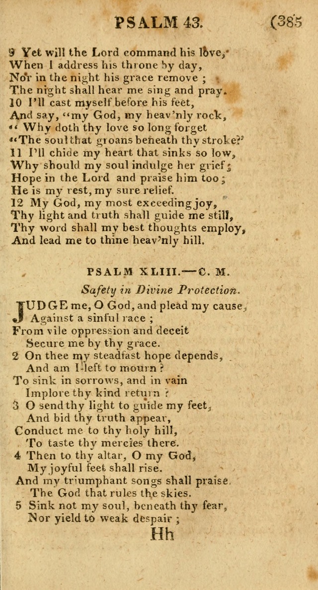 Church Hymn Book: consisting of newly composed hymns with the addition of hymns and psalms, from other authors, carefully adapted for the use of public worship, and many other occasions (1st ed.) page 404