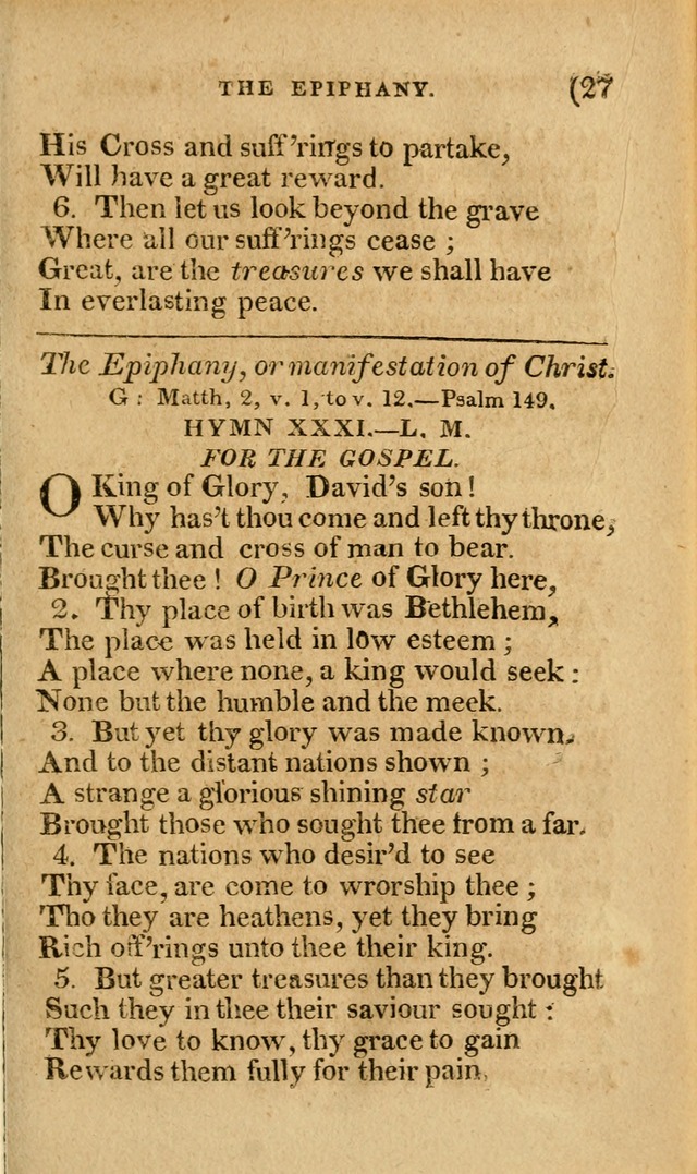 Church Hymn Book: consisting of newly composed hymns with the addition of hymns and psalms, from other authors, carefully adapted for the use of public worship, and many other occasions (1st ed.) page 46