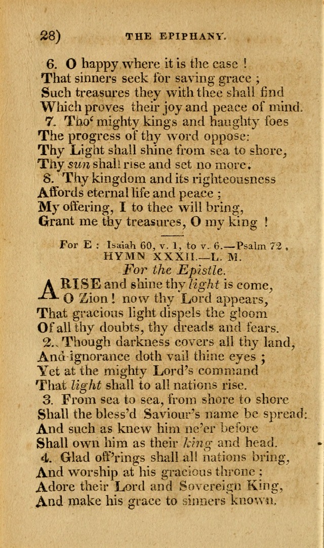 Church Hymn Book: consisting of newly composed hymns with the addition of hymns and psalms, from other authors, carefully adapted for the use of public worship, and many other occasions (1st ed.) page 47