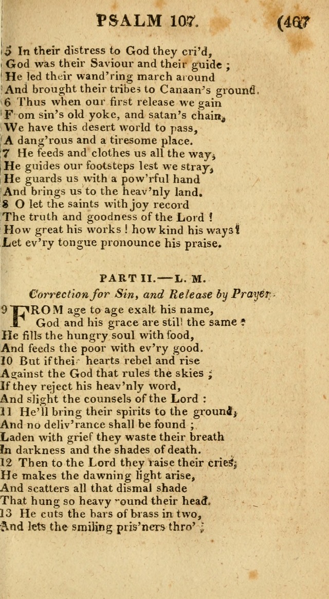 Church Hymn Book: consisting of newly composed hymns with the addition of hymns and psalms, from other authors, carefully adapted for the use of public worship, and many other occasions (1st ed.) page 486