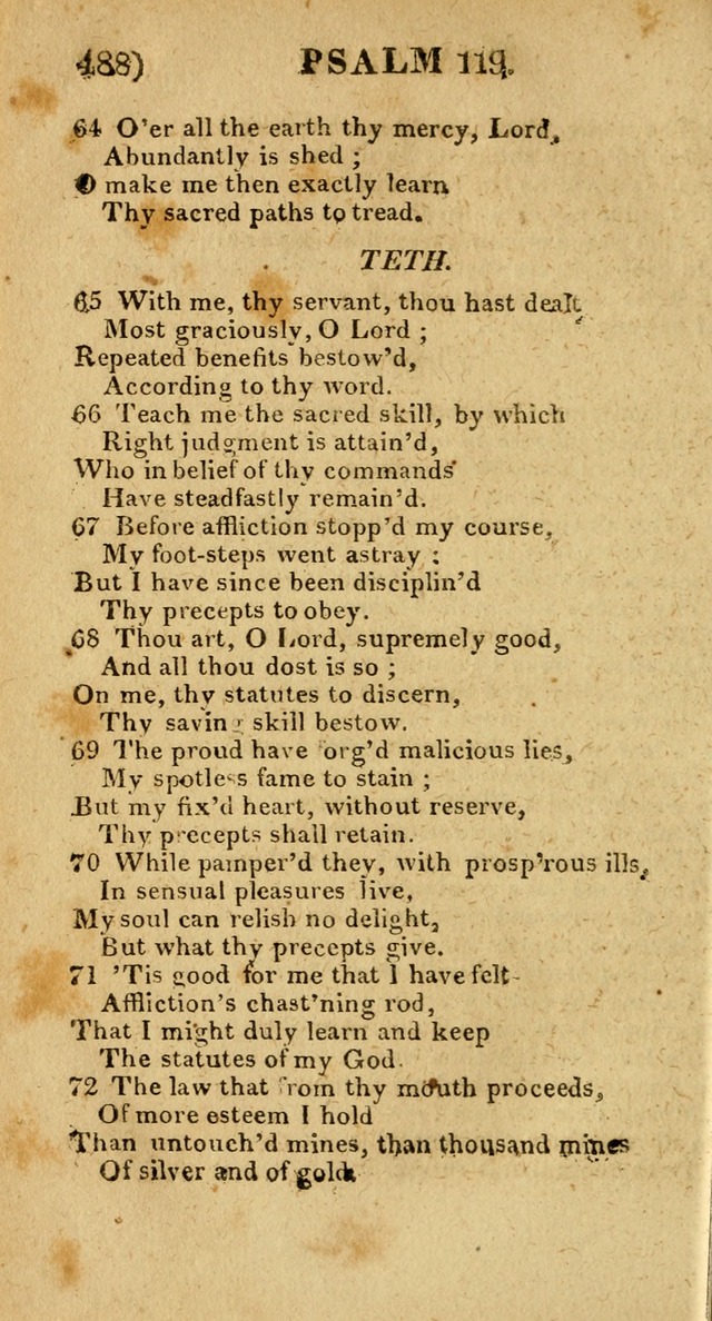 Church Hymn Book: consisting of newly composed hymns with the addition of hymns and psalms, from other authors, carefully adapted for the use of public worship, and many other occasions (1st ed.) page 507