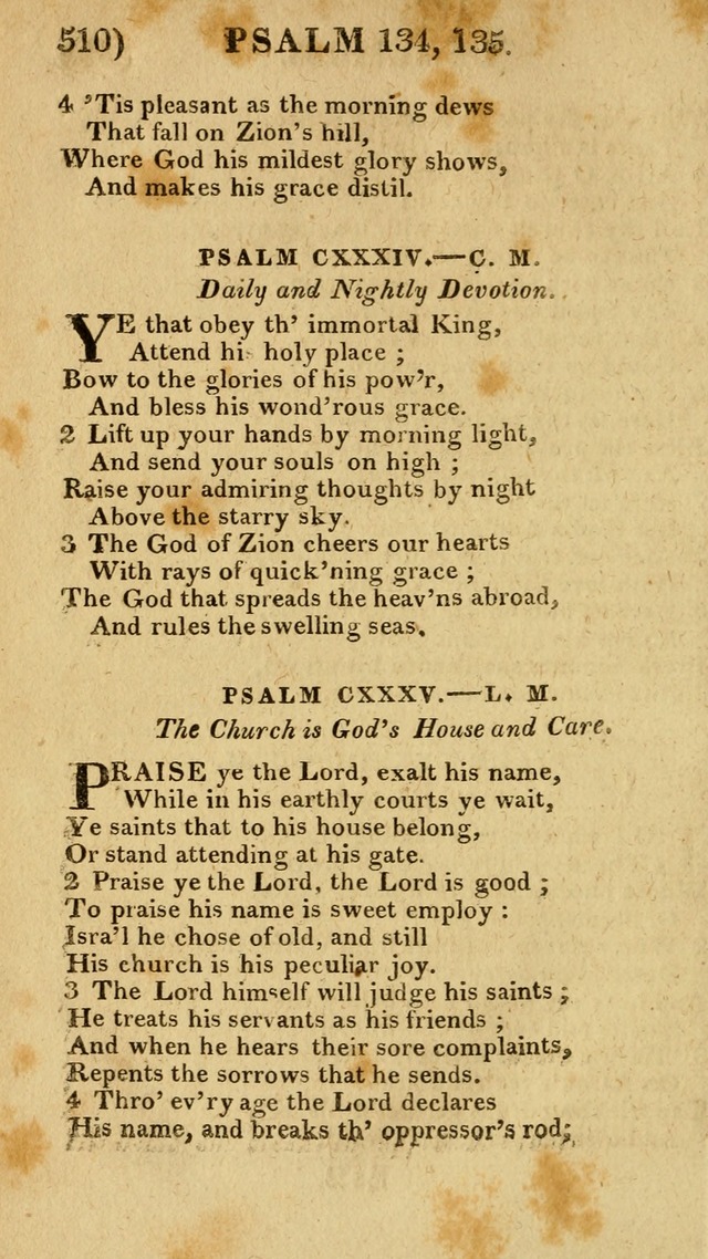 Church Hymn Book: consisting of newly composed hymns with the addition of hymns and psalms, from other authors, carefully adapted for the use of public worship, and many other occasions (1st ed.) page 529