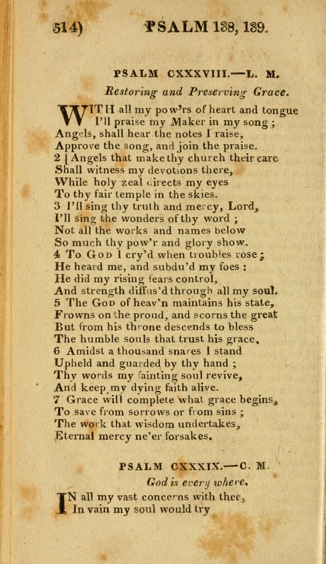 Church Hymn Book: consisting of newly composed hymns with the addition of hymns and psalms, from other authors, carefully adapted for the use of public worship, and many other occasions (1st ed.) page 533