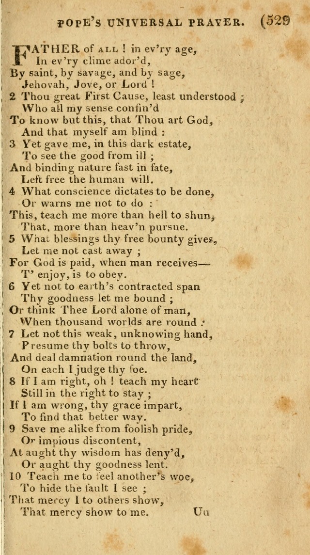 Church Hymn Book: consisting of newly composed hymns with the addition of hymns and psalms, from other authors, carefully adapted for the use of public worship, and many other occasions (1st ed.) page 550