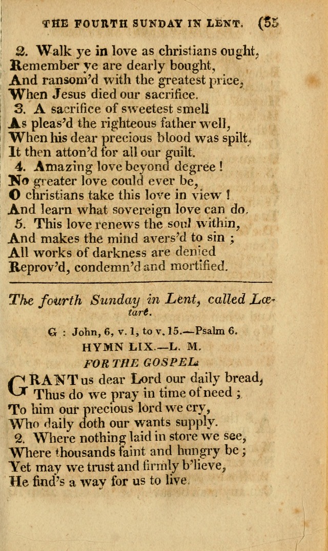 Church Hymn Book: consisting of newly composed hymns with the addition of hymns and psalms, from other authors, carefully adapted for the use of public worship, and many other occasions (1st ed.) page 74