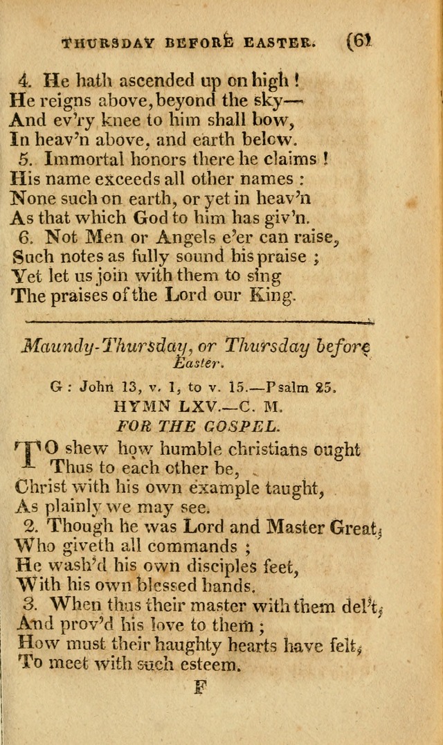 Church Hymn Book: consisting of newly composed hymns with the addition of hymns and psalms, from other authors, carefully adapted for the use of public worship, and many other occasions (1st ed.) page 80