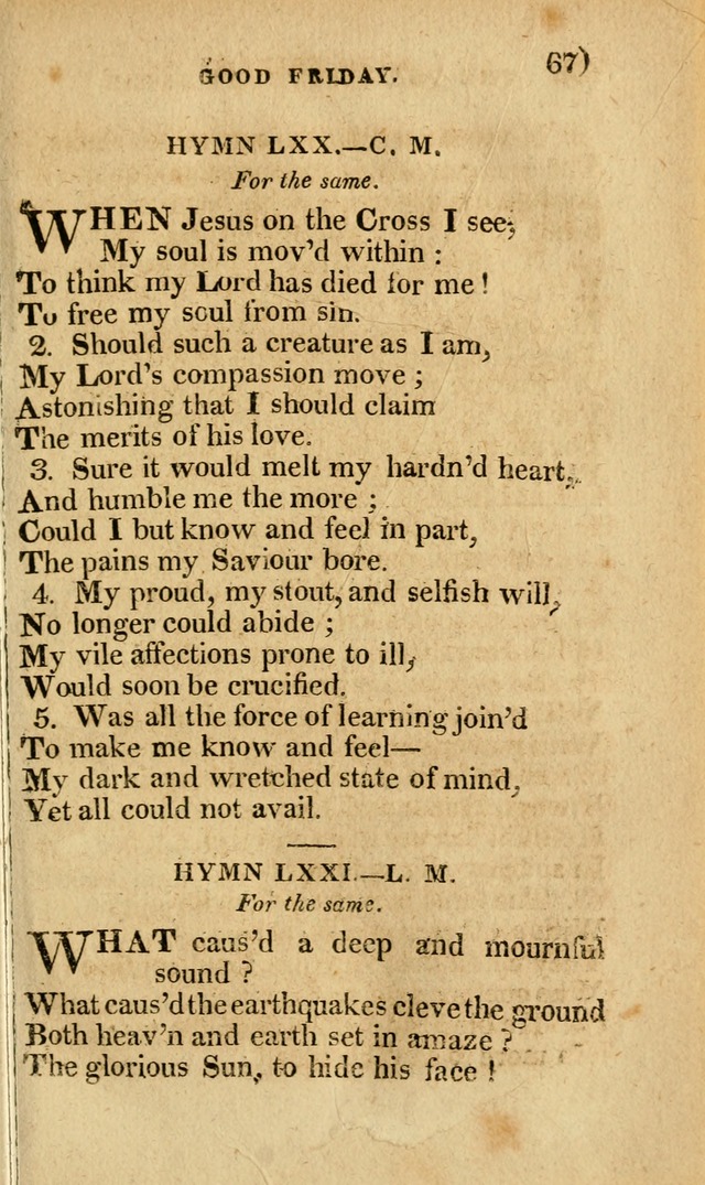 Church Hymn Book: consisting of newly composed hymns with the addition of hymns and psalms, from other authors, carefully adapted for the use of public worship, and many other occasions (1st ed.) page 86