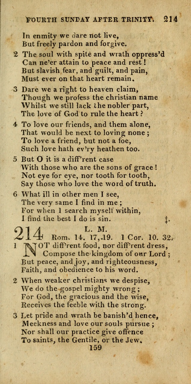 Church Hymn Book; consisting of hymns and psalms, original and selected. adapted to public worship and many other occasions. 2nd ed. page 157