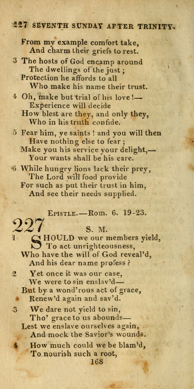 Church Hymn Book; consisting of hymns and psalms, original and selected. adapted to public worship and many other occasions. 2nd ed. page 166