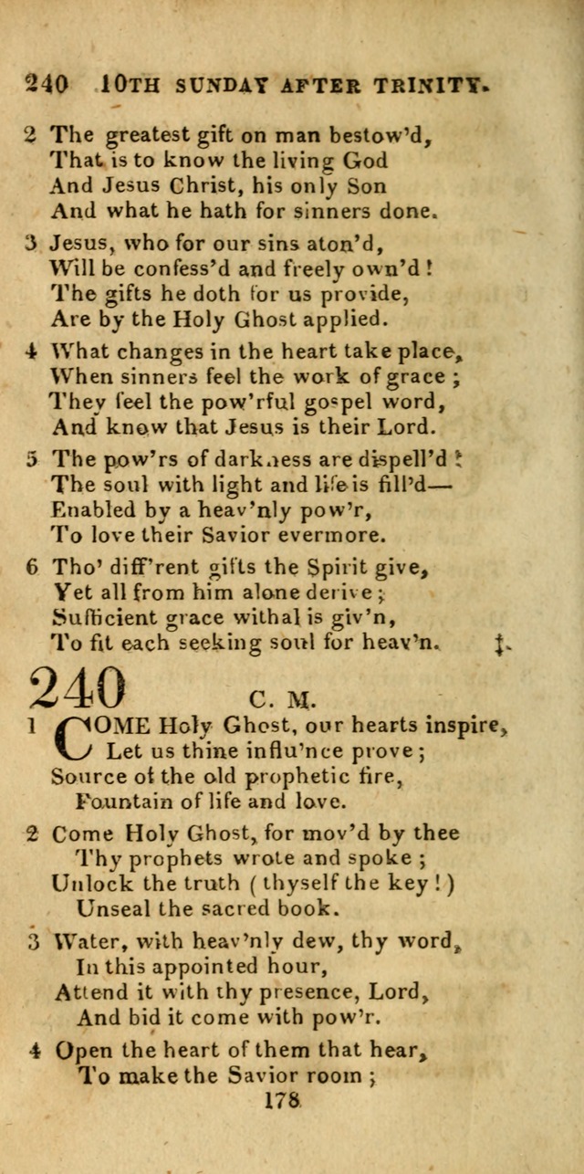 Church Hymn Book; consisting of hymns and psalms, original and selected. adapted to public worship and many other occasions. 2nd ed. page 176