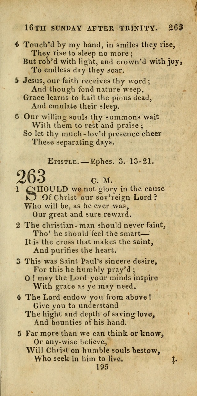 Church Hymn Book; consisting of hymns and psalms, original and selected. adapted to public worship and many other occasions. 2nd ed. page 193