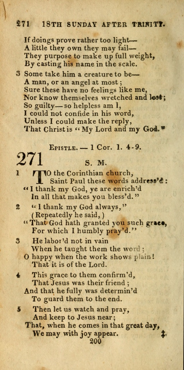 Church Hymn Book; consisting of hymns and psalms, original and selected. adapted to public worship and many other occasions. 2nd ed. page 198