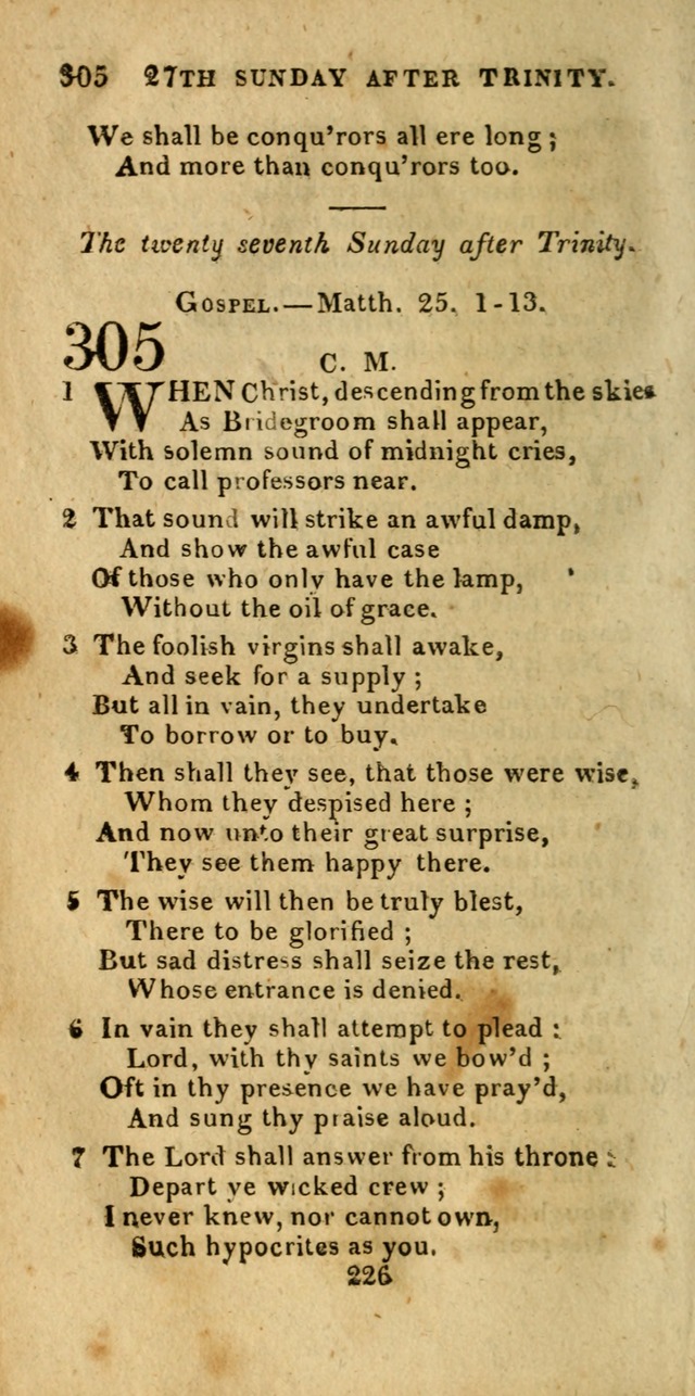 Church Hymn Book; consisting of hymns and psalms, original and selected. adapted to public worship and many other occasions. 2nd ed. page 224