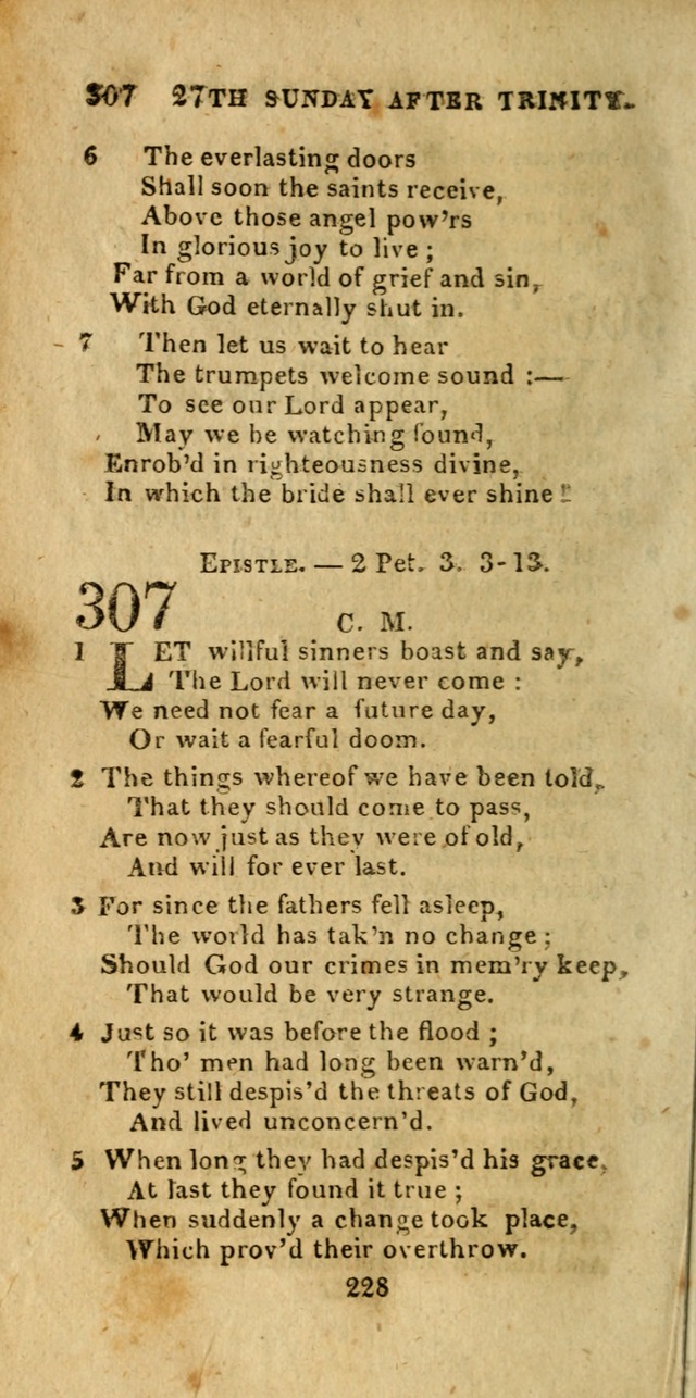 Church Hymn Book; consisting of hymns and psalms, original and selected. adapted to public worship and many other occasions. 2nd ed. page 226