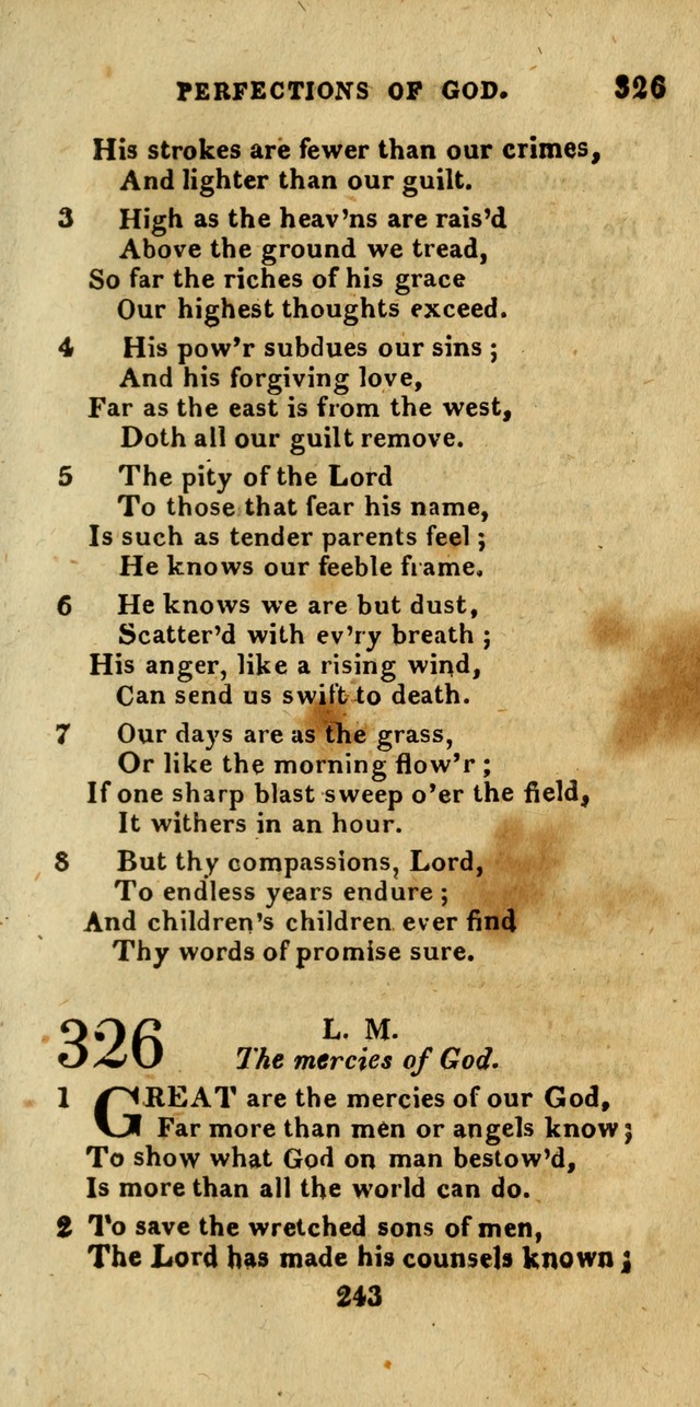 Church Hymn Book; consisting of hymns and psalms, original and selected. adapted to public worship and many other occasions. 2nd ed. page 241