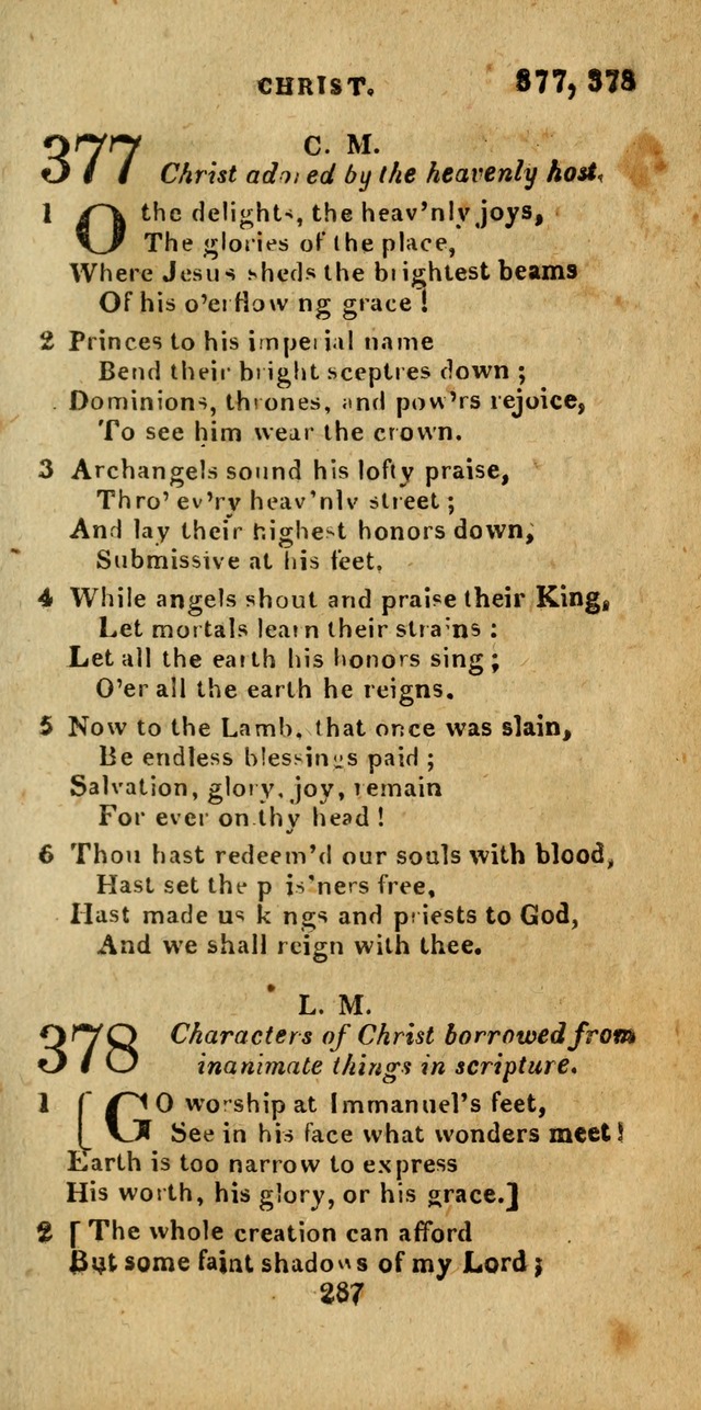 Church Hymn Book; consisting of hymns and psalms, original and selected. adapted to public worship and many other occasions. 2nd ed. page 285