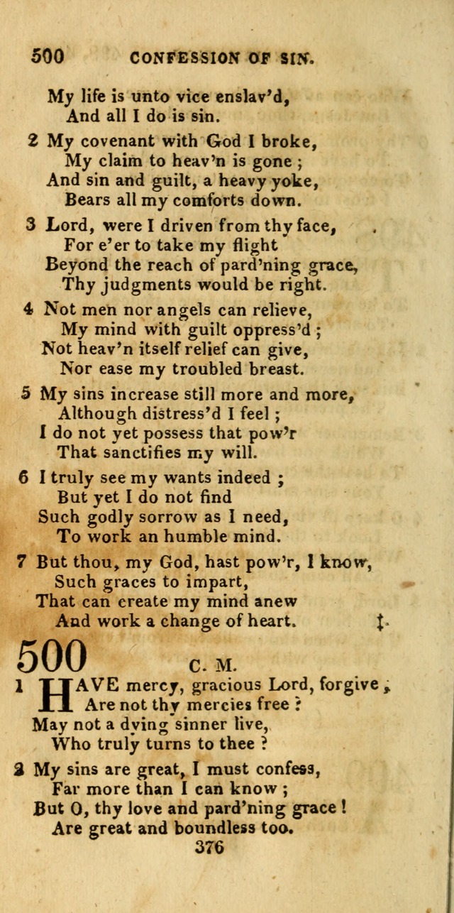 Church Hymn Book; consisting of hymns and psalms, original and selected. adapted to public worship and many other occasions. 2nd ed. page 374