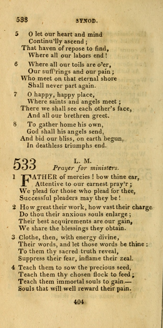 Church Hymn Book; consisting of hymns and psalms, original and selected. adapted to public worship and many other occasions. 2nd ed. page 402