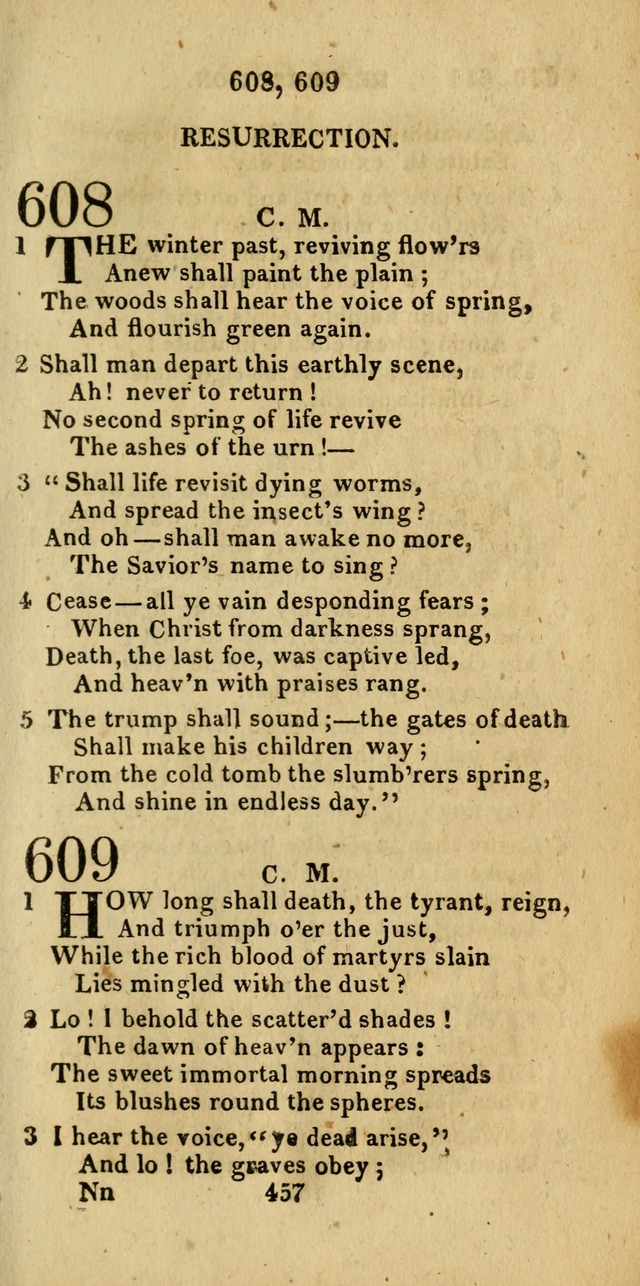 Church Hymn Book; consisting of hymns and psalms, original and selected. adapted to public worship and many other occasions. 2nd ed. page 455