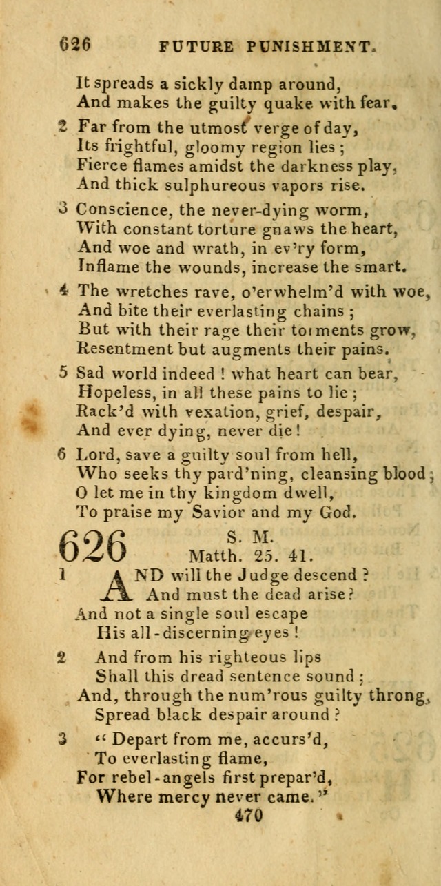 Church Hymn Book; consisting of hymns and psalms, original and selected. adapted to public worship and many other occasions. 2nd ed. page 468