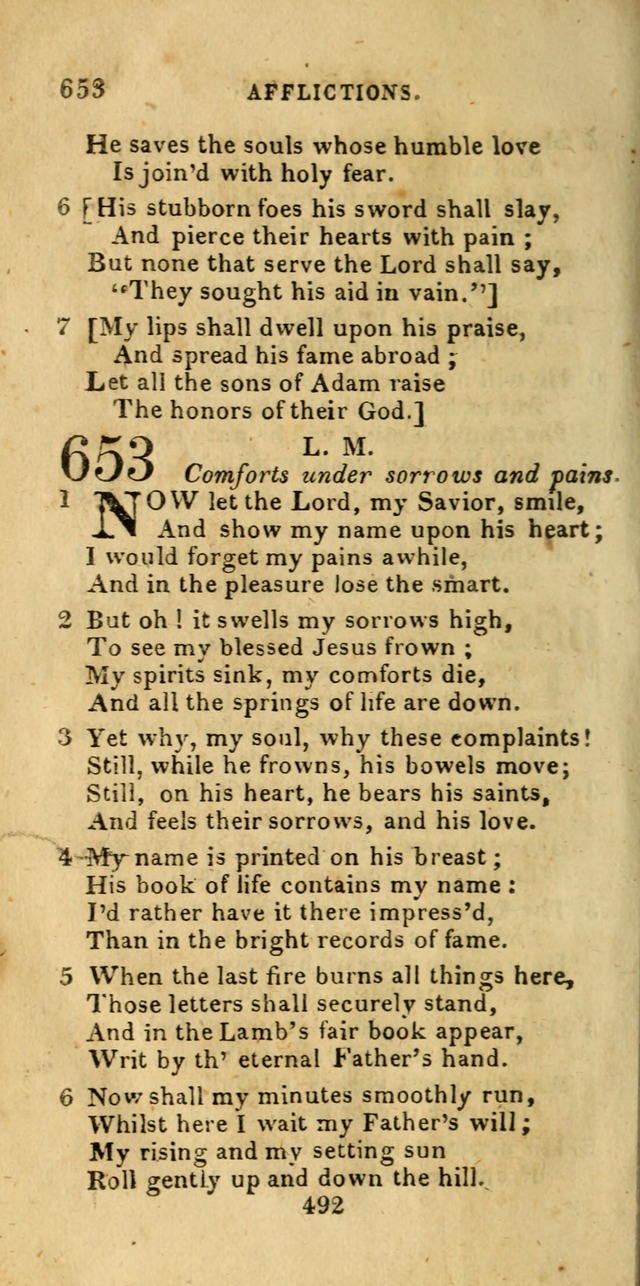 Church Hymn Book; consisting of hymns and psalms, original and selected. adapted to public worship and many other occasions. 2nd ed. page 488