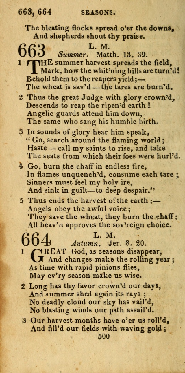 Church Hymn Book; consisting of hymns and psalms, original and selected. adapted to public worship and many other occasions. 2nd ed. page 496