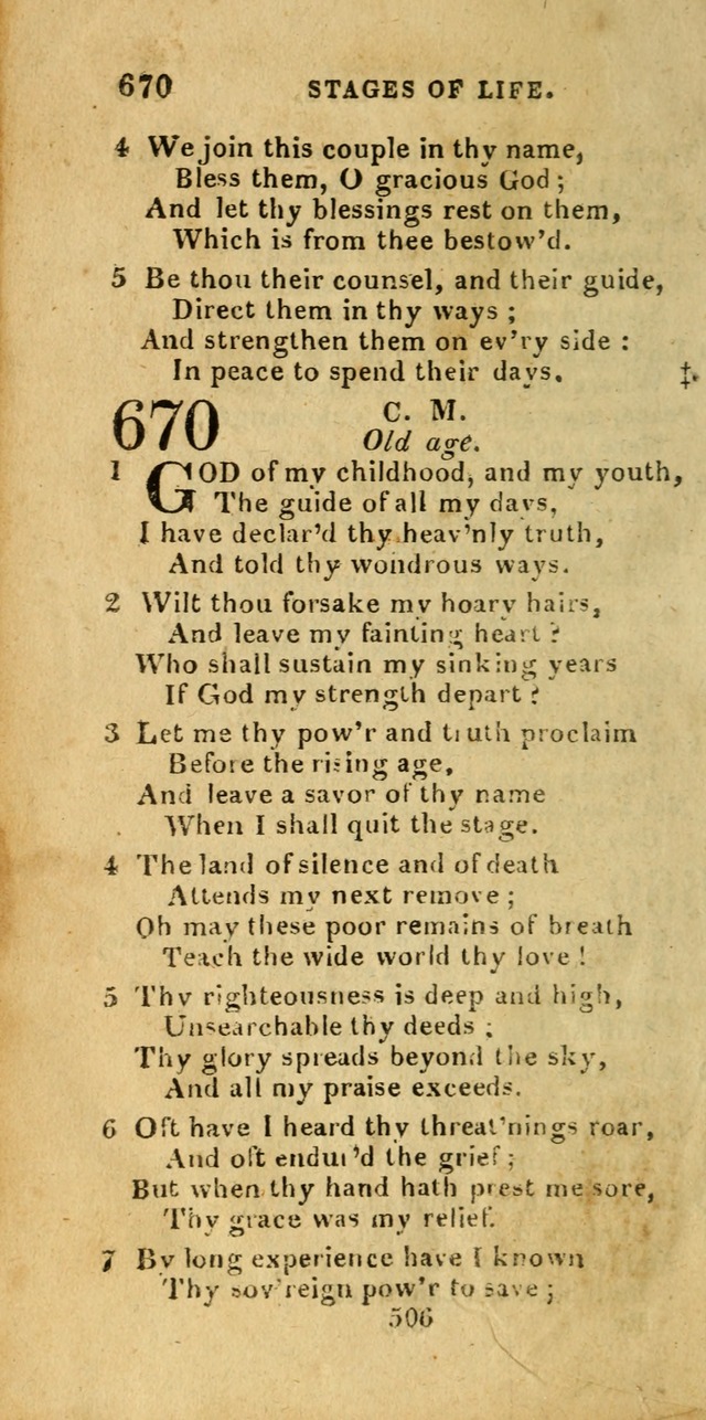 Church Hymn Book; consisting of hymns and psalms, original and selected. adapted to public worship and many other occasions. 2nd ed. page 502