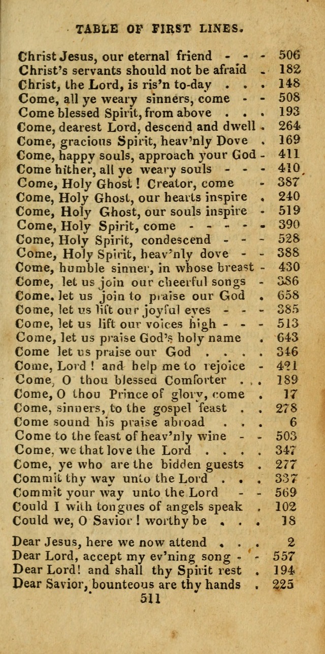 Church Hymn Book; consisting of hymns and psalms, original and selected. adapted to public worship and many other occasions. 2nd ed. page 505