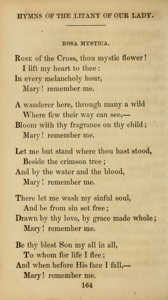 The Catholic Hymn Book: a collection of hymns, anthems, etc. for all  holydays of obligation and devotion throughout the year page 164