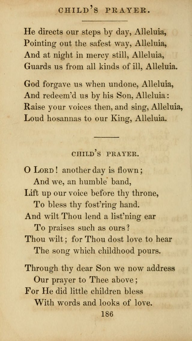 The Catholic Hymn Book: a collection of hymns, anthems, etc. for all  holydays of obligation and devotion throughout the year page 186